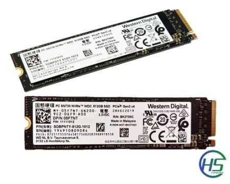 Ổ CỨNG SSD WESTERN M2 2280 NVME 256GB SN730 PCI-E GEN 3X4